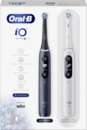 Bild 1 von Oral-B Elektrische Zahnbürste iO Series 8 White Alabaster/ Black Onyx mit 2. Handstück