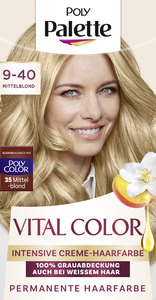 Poly Palette Vital Color Intensive Creme-Haarfarbe 9-40 Mittelblond