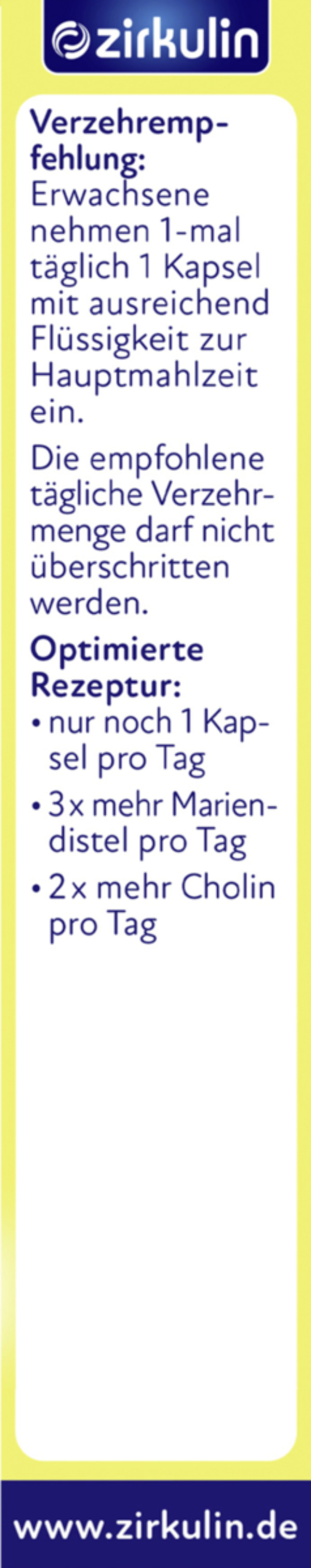 Bild 3 von Zirkulin Leber Vital hochdosiert