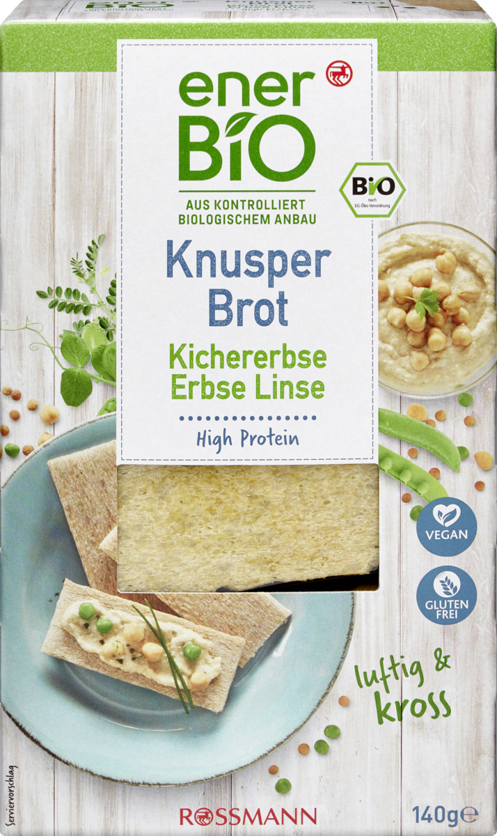 Bild 1 von enerBiO Knusperbrot Hülsenfrüchte