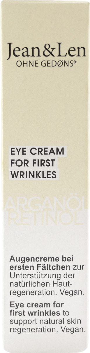 Bild 1 von Jean&Len Regenerierende Augencreme Arganöl