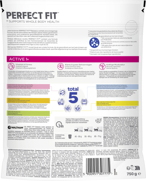 Bild 2 von Perfect Fit Katze Trockenfutter Active 1+ mit Rind