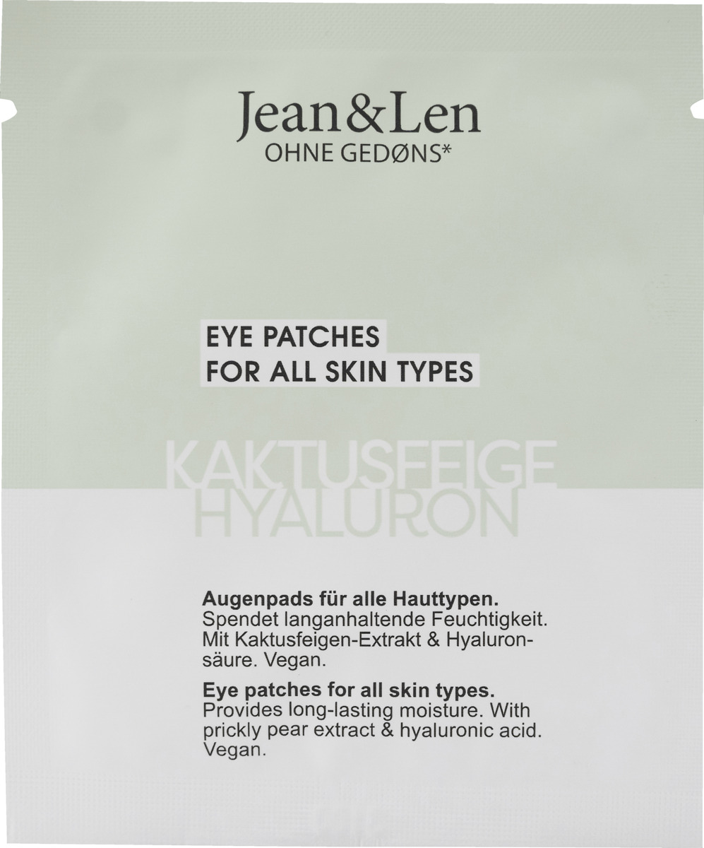 Bild 1 von Jean&Len Feuchtigkeitsspendende Augenpads