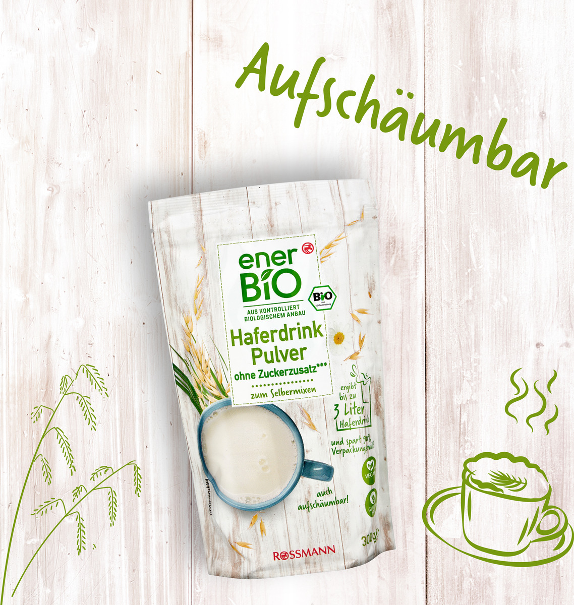 Bild 2 von enerBiO Haferdrinkpulver