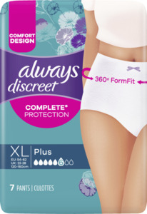 Always Discreet Inkontinenz Pants Plus XL