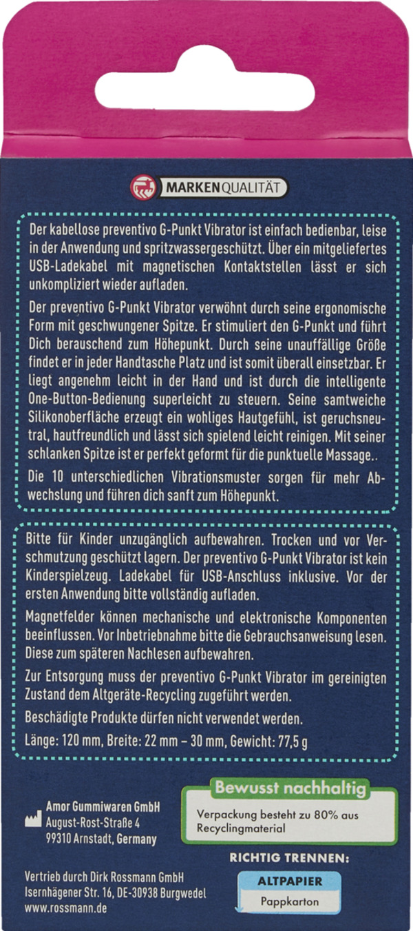 Bild 2 von preventivo G-Punkt Vibrator