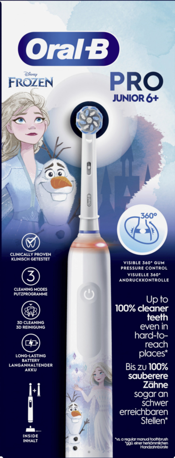 Bild 1 von Oral-B Elektrische Zahnbürste Junior Frozen