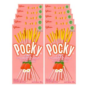 Pocky Strawberry 47 g, 10er Pack