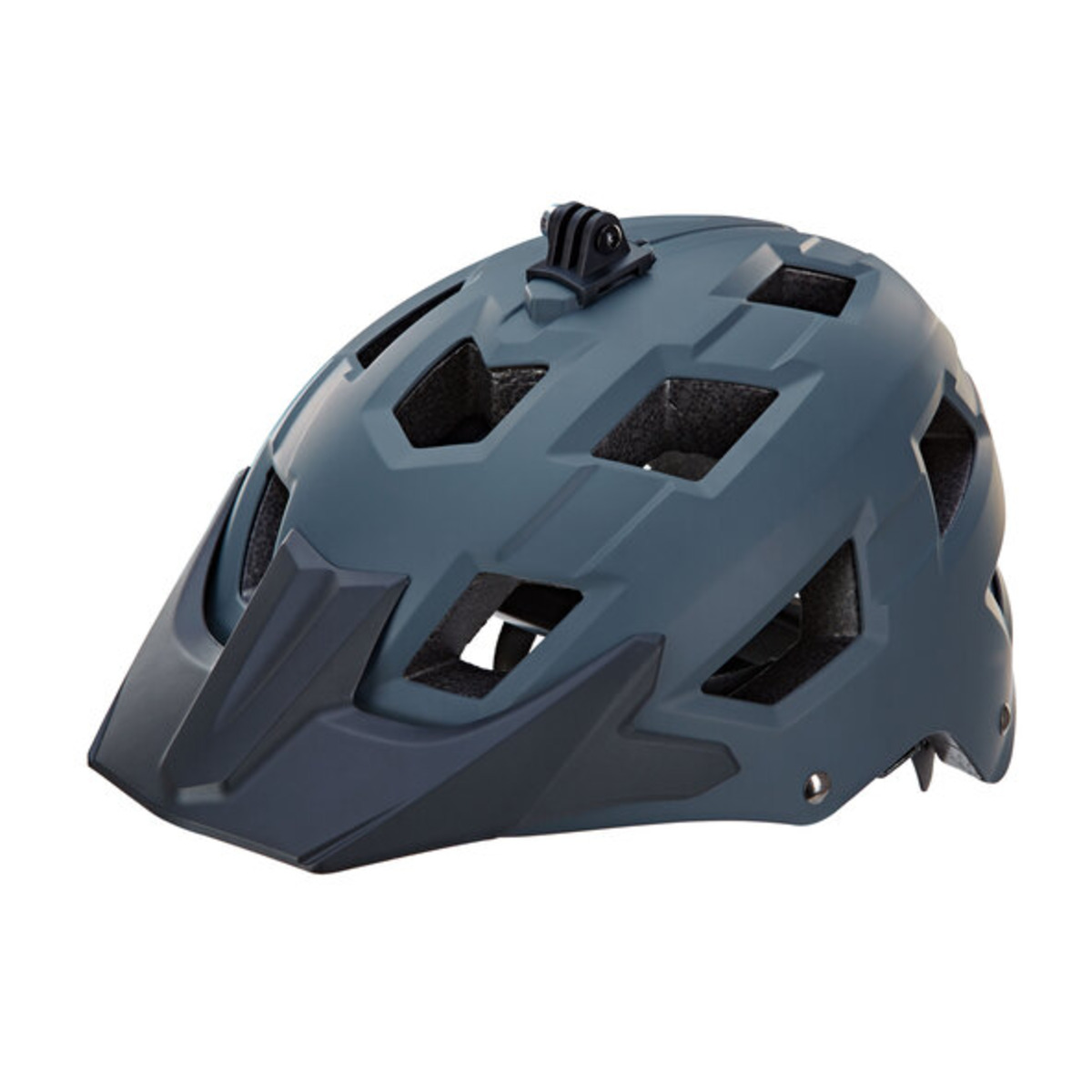 Bild 1 von Fahrradhelm mit Halter für Action Cam grau 58-61 cm