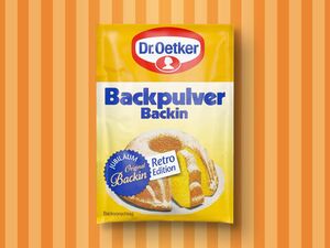 Dr. Oetker Backpulver Backin Retro Edition