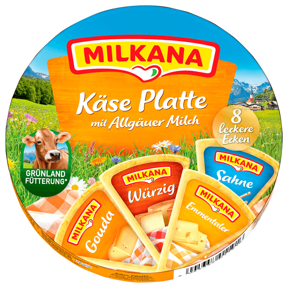 Bild 1 von Milkana Käse Platte 190g