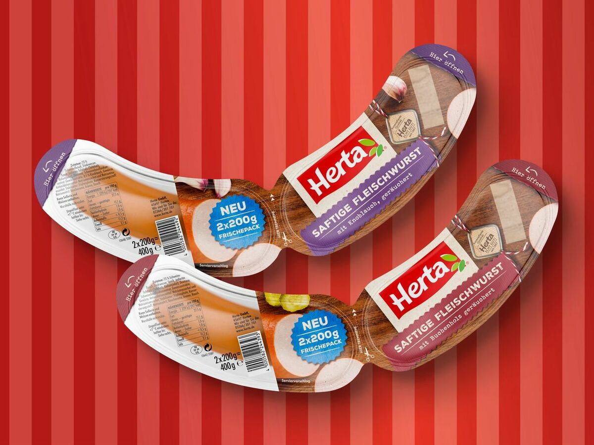 Herta Saftige Fleischwurst von Lidl ansehen!