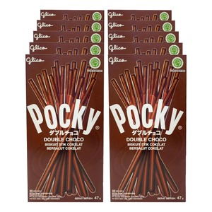 Pocky Double Chocolate 47 g, 10er Pack