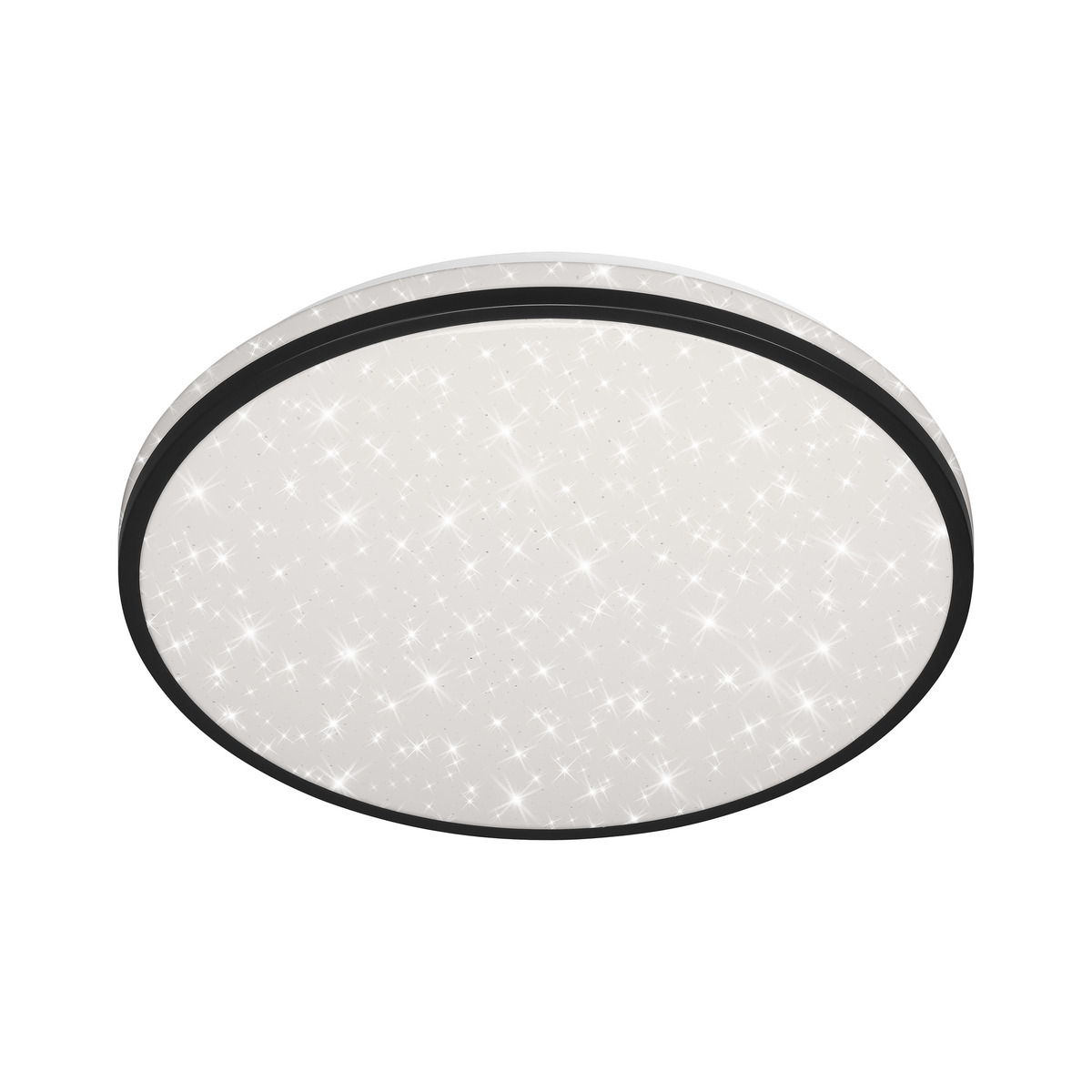 Bild 1 von Briloner LED-Deckenleuchte 'Skizo' mit Sternendekor, schwarz, 2400 lm, Ø 38 cm
