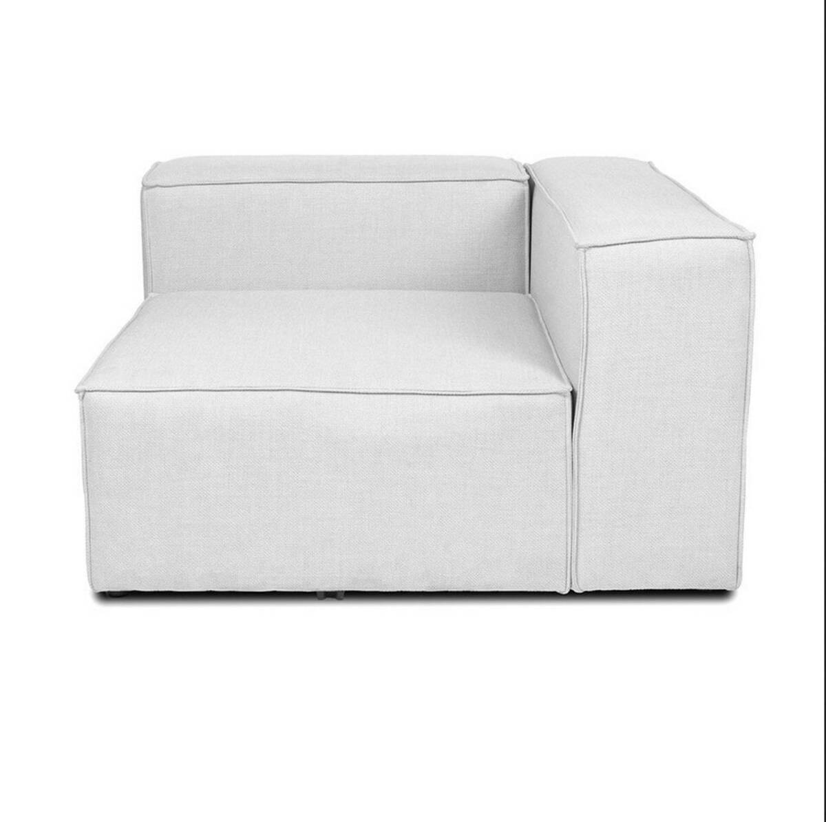 Bild 1 von Modulares Sofa VERONA -versch. Ausführungen - rechtes Ecksofa - hellgrau