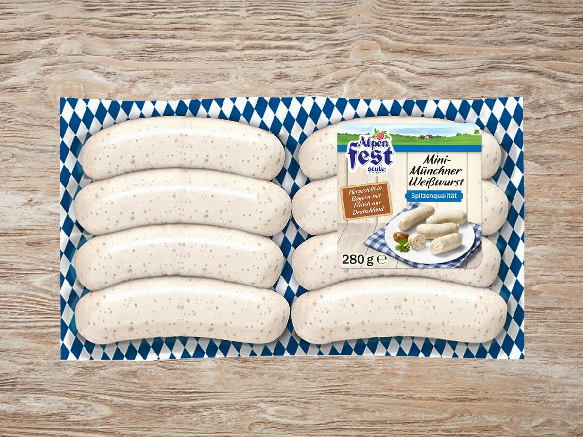Bild 1 von Alpenfest Mini-Münchner Weißwurst