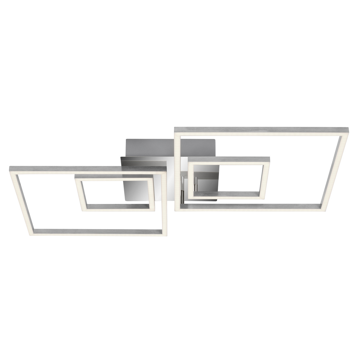 Bild 1 von Briloner LED-Deckenleuchte 'Frame' chromfarben/aluminiumfarben 3600 lm, 52 x 43,8 cm
