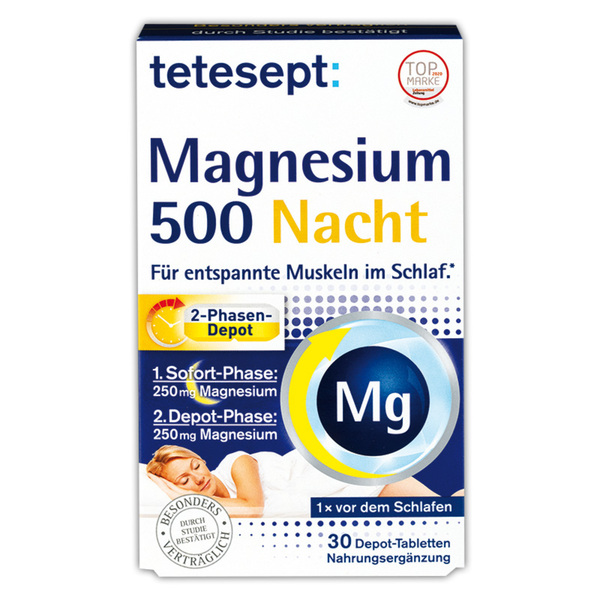 Bild 1 von Tetesept Magnesium 500 Nacht