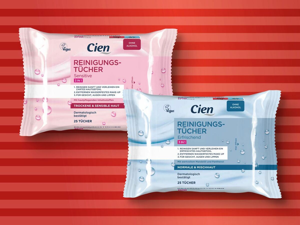 Bild 1 von Cien Gesichtsreinigungstücher