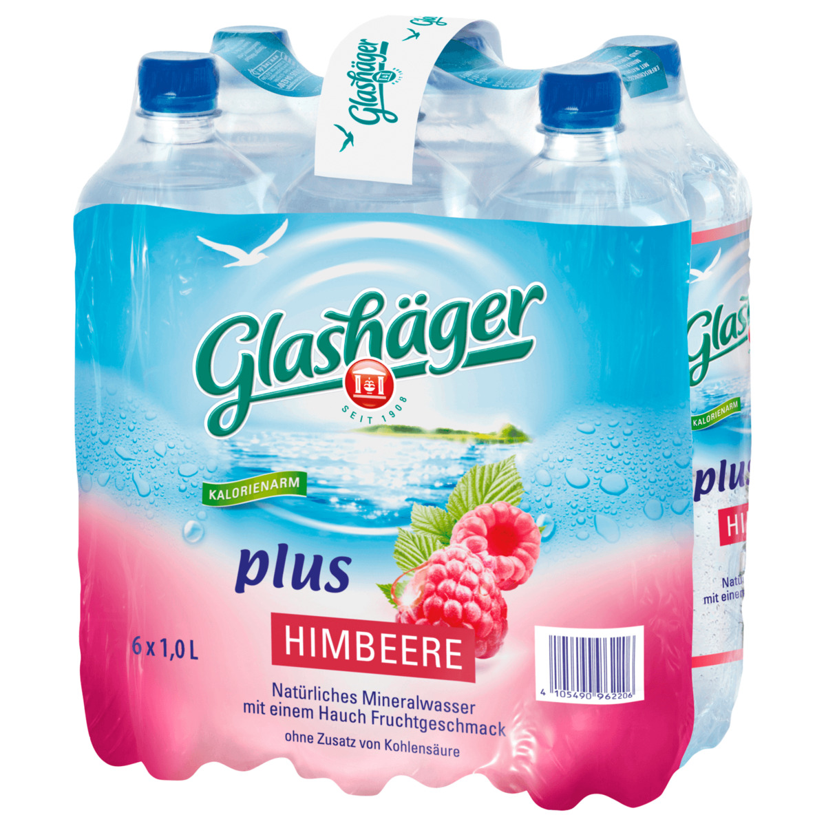 Bild 1 von Glashäger Mineralwasser Himbeere 6x1l