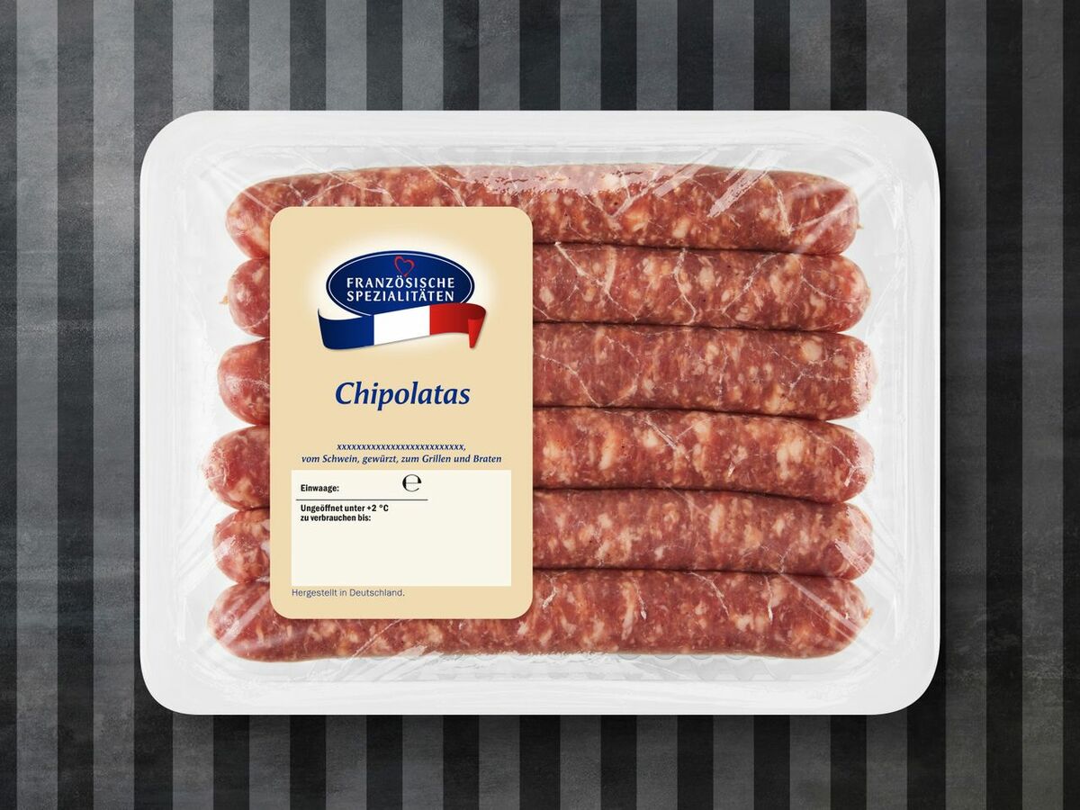 Französische Spezialitäten Chipolatas von Lidl ansehen!