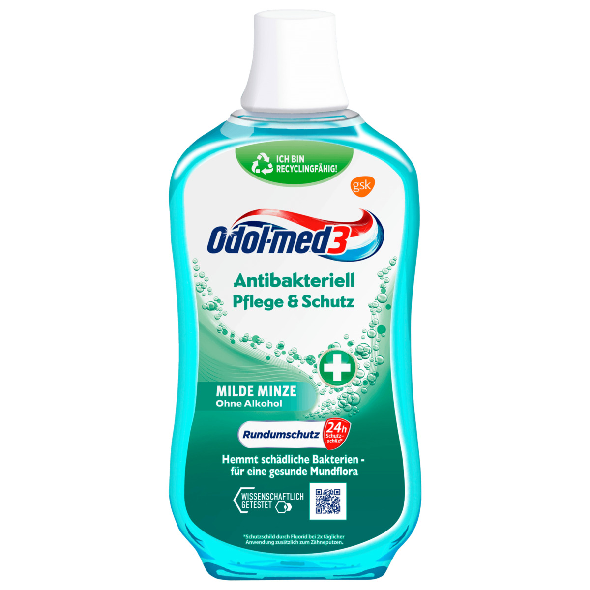 Bild 1 von Odol-med3 Antibakteriell Mundspülung 500ml