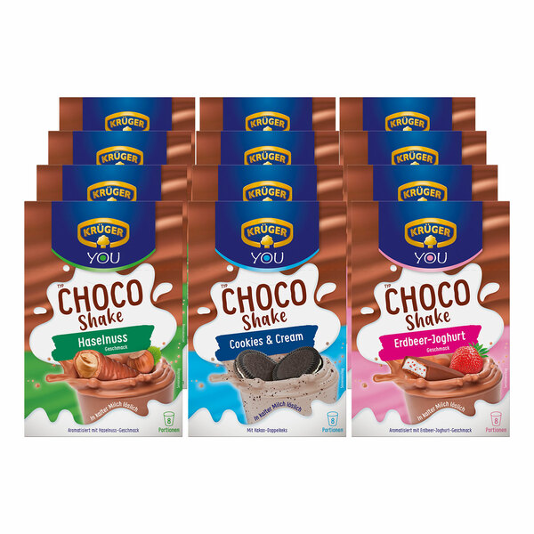 Bild 1 von Krüger You Choco Shake 144 g, verschiedene Sorten, 12er Pack