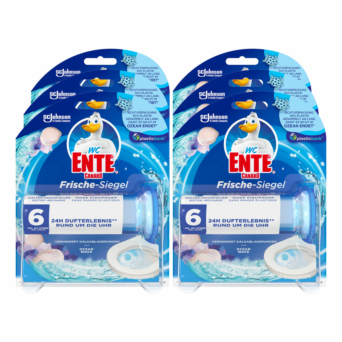 Bild 1 von WC Ente Frische-Siegel Original Ocean Wave 36 ml, 6er Pack