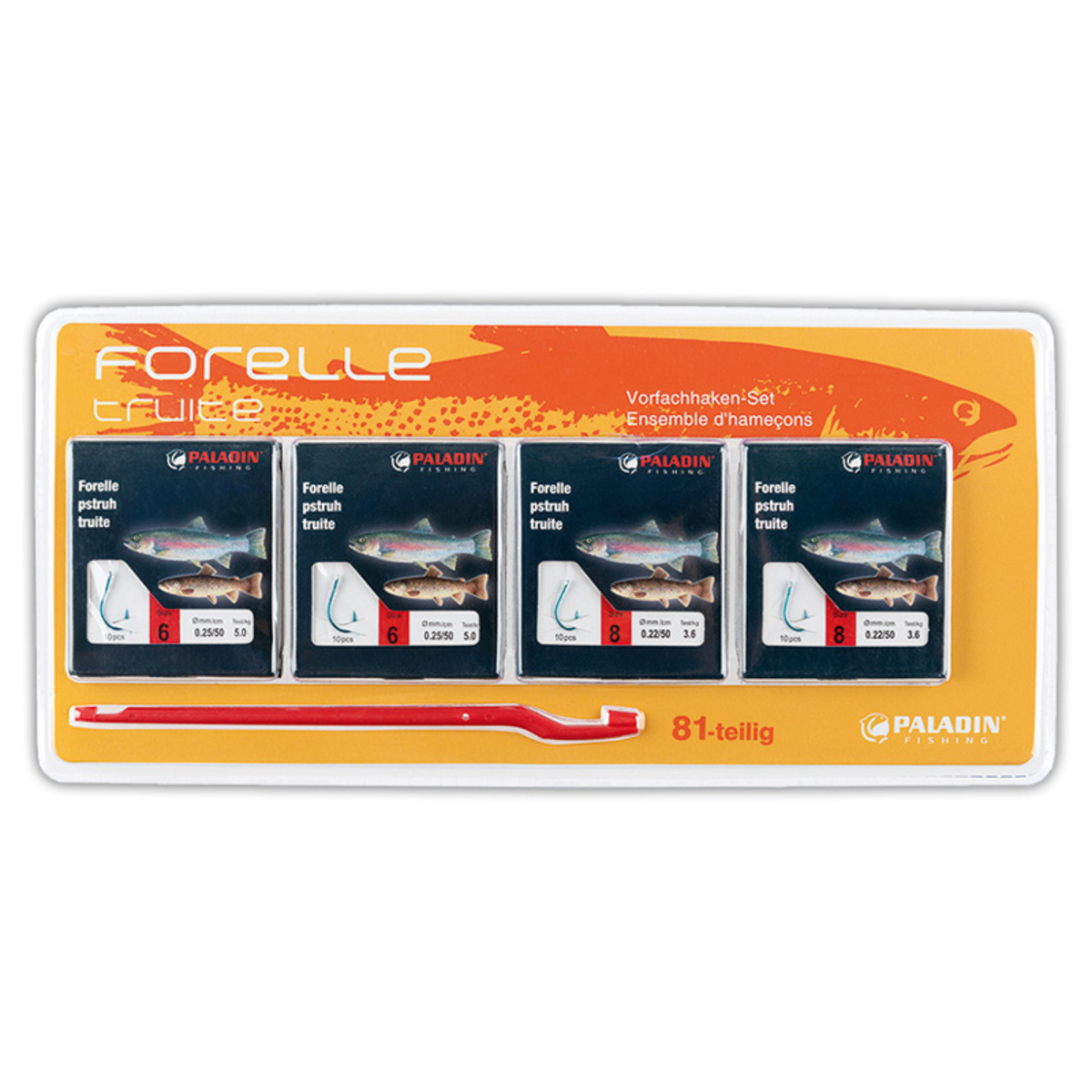 Bild 1 von Paladin Vorfachhaken 81tlg.