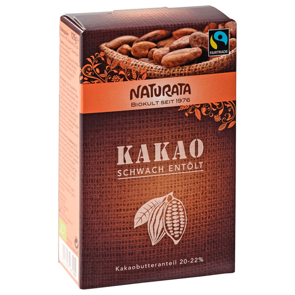 Bild 1 von Naturata Bio Kakao schwach entölt 125g