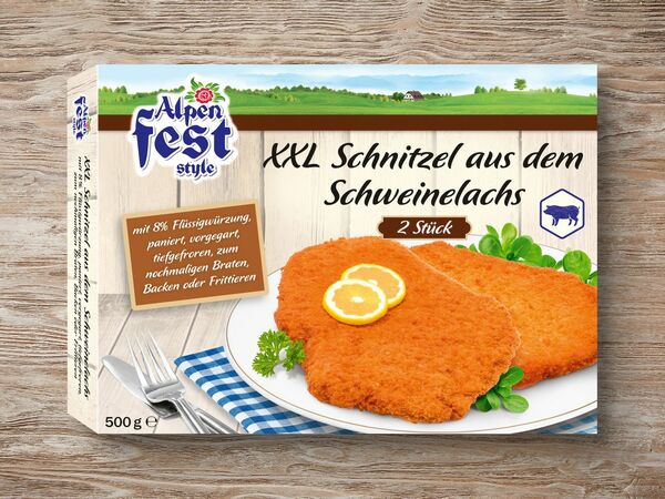 Bild 1 von Alpenfest Schnitzel aus dem Schweinelachs