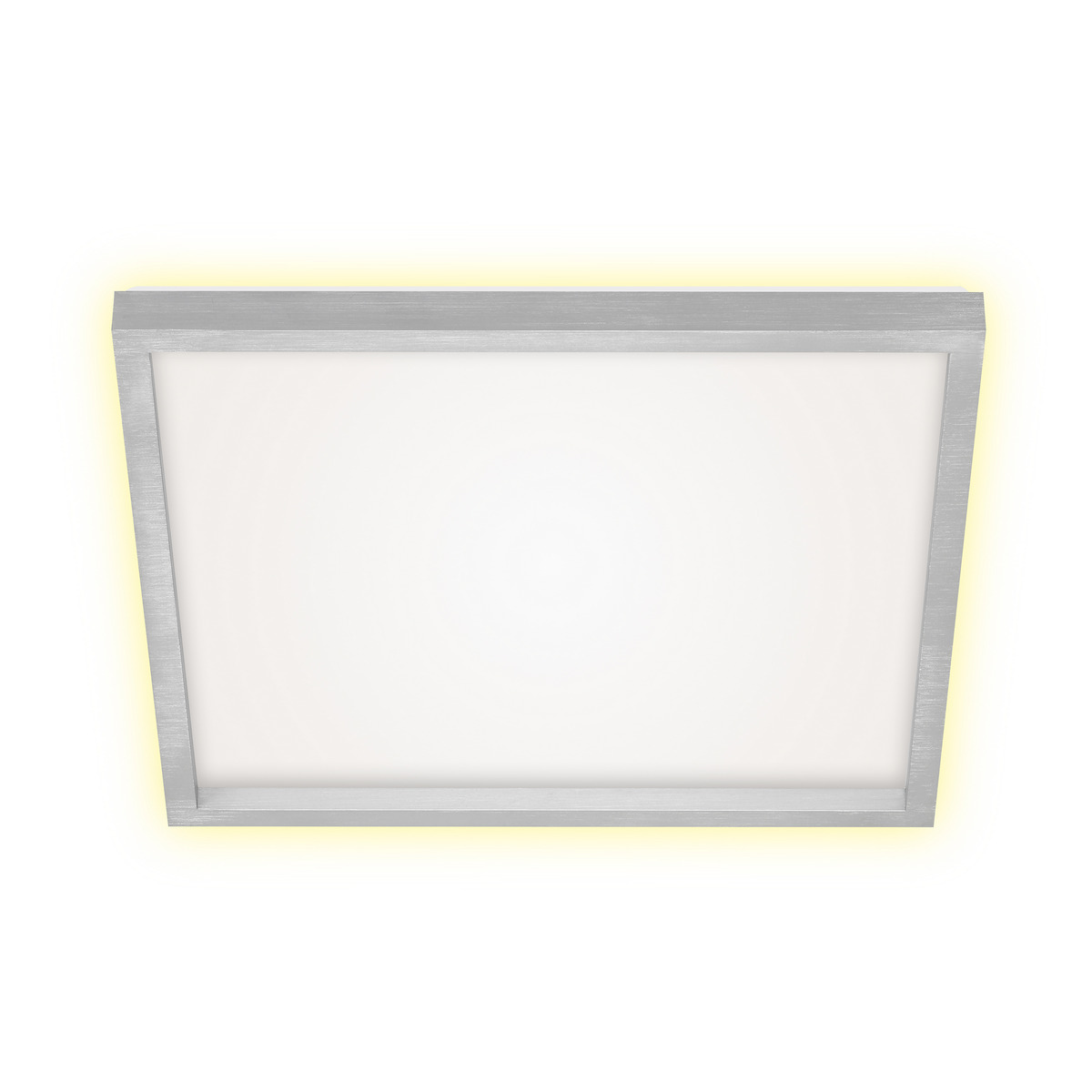 Bild 1 von Briloner LED-Deckenleuchte 'Cadre' aluminiumfarben 42,2 x 42,2 cm 3000 lm