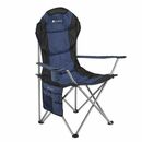Bild 1 von Juskys Campingstuhl Lido mit Getränkehalter & Tasche - Camping Klappstuhl gepolstert - Stuhl Blau