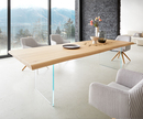 Bild 1 von Esstisch Edge 260x100 Eiche Natur Glas Live-Edge