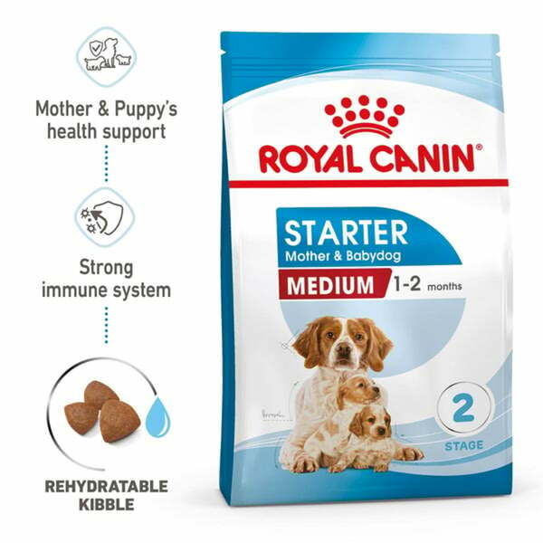 Bild 1 von ROYAL CANIN MEDIUM Starter für tragende Hündinnen und Welpen mittelgroßer Rassen 15kg