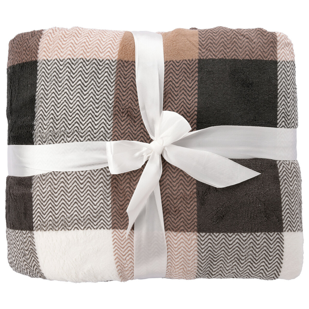 Bild 1 von Kuscheldecke in karierter Optik