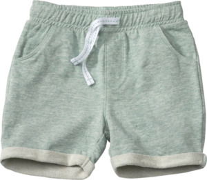 PUSBLU Baby Shorts, Gr. 74, aus Baumwolle, grün