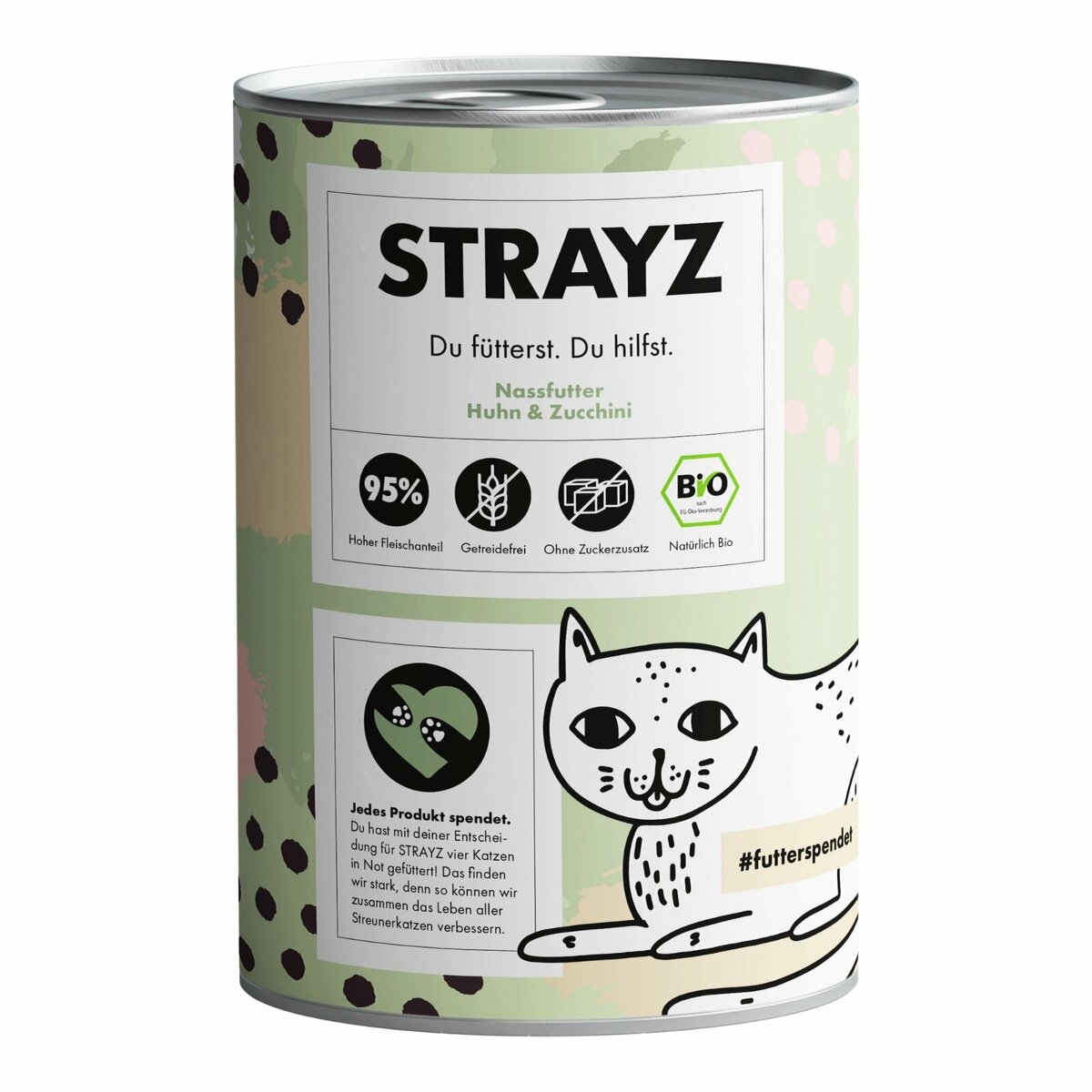 Bild 1 von STRAYZ BIO 6x400g Huhn & Zucchini
