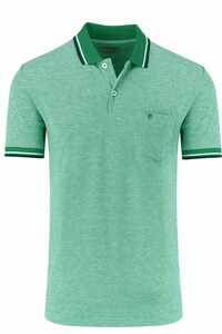 Pierre Cardin Herren Polo-Hemd mit kontrastfarbigen Kragen Baumwoll Polo-Shirt C5 20864.2062 Grün