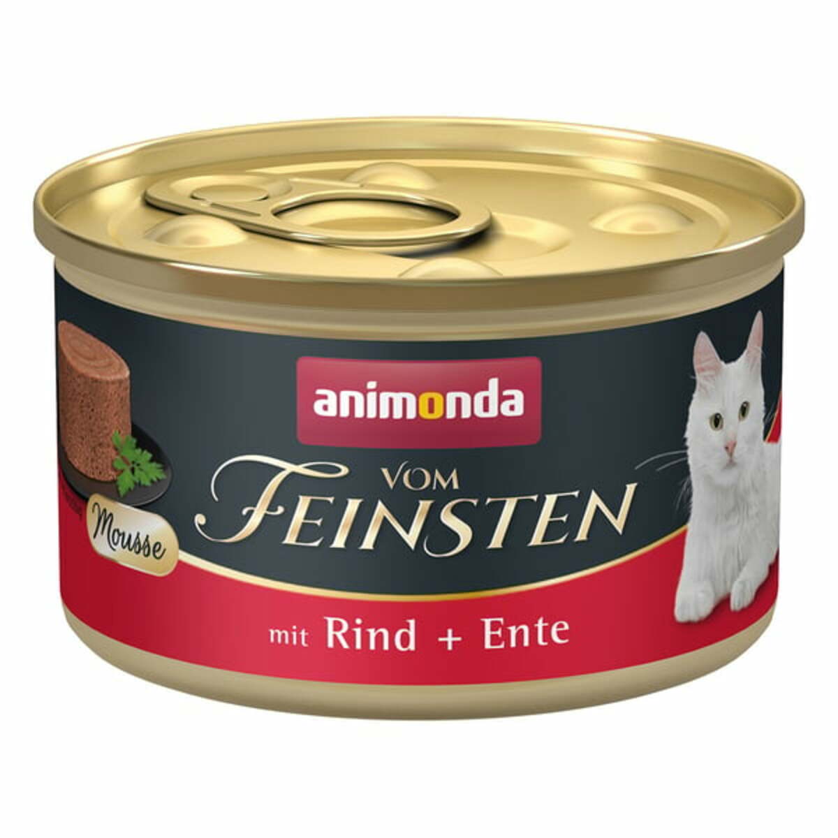 Bild 1 von animonda vom Feinsten Mousse mit Rind + Ente 12x85g