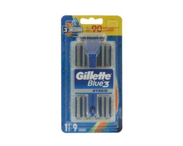 Bild 1 von Rasierer Gillette Blue 3 Hybrid + 9 Klingen