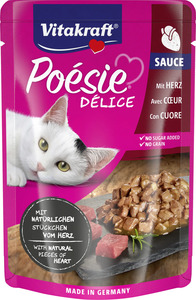 Vitakraft Poésie Katzenfutter Délice Sauce Herz 85 g
