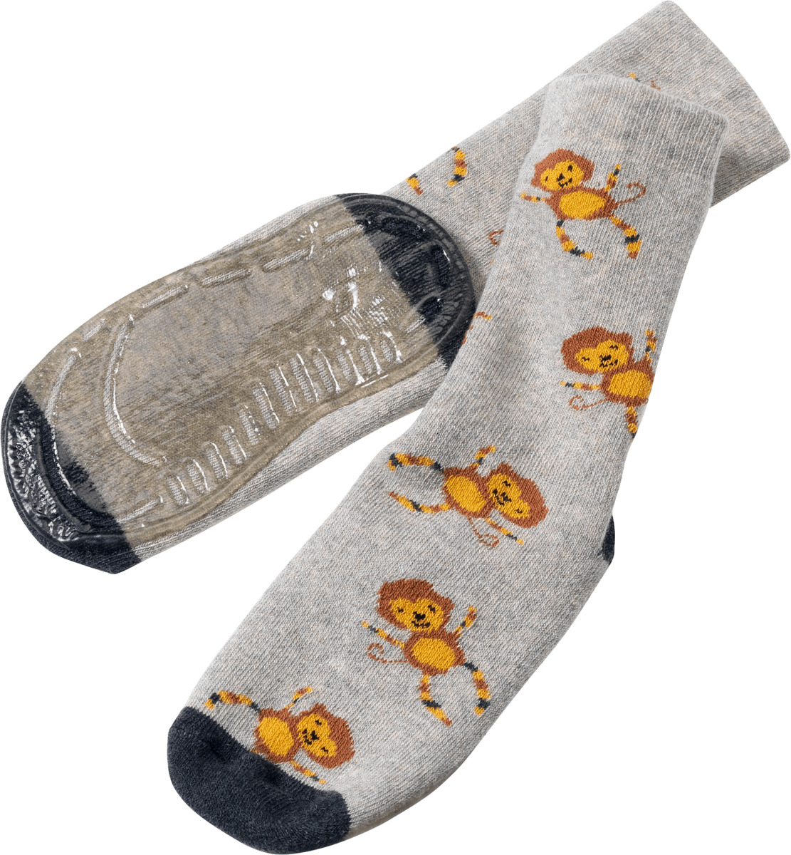 Bild 1 von PUSBLU Kinder Stoppersocken, Gr. 29/30, mit Baumwolle, grau