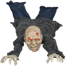 Bild 1 von HOMCOM Halloween-Dekoration Zombie Untoter, 1,40 m Lebensechte Größe Halloween-Zombie mit Rot Leuchtende Augen, Garten Dekoration mit Heul-Geräusch