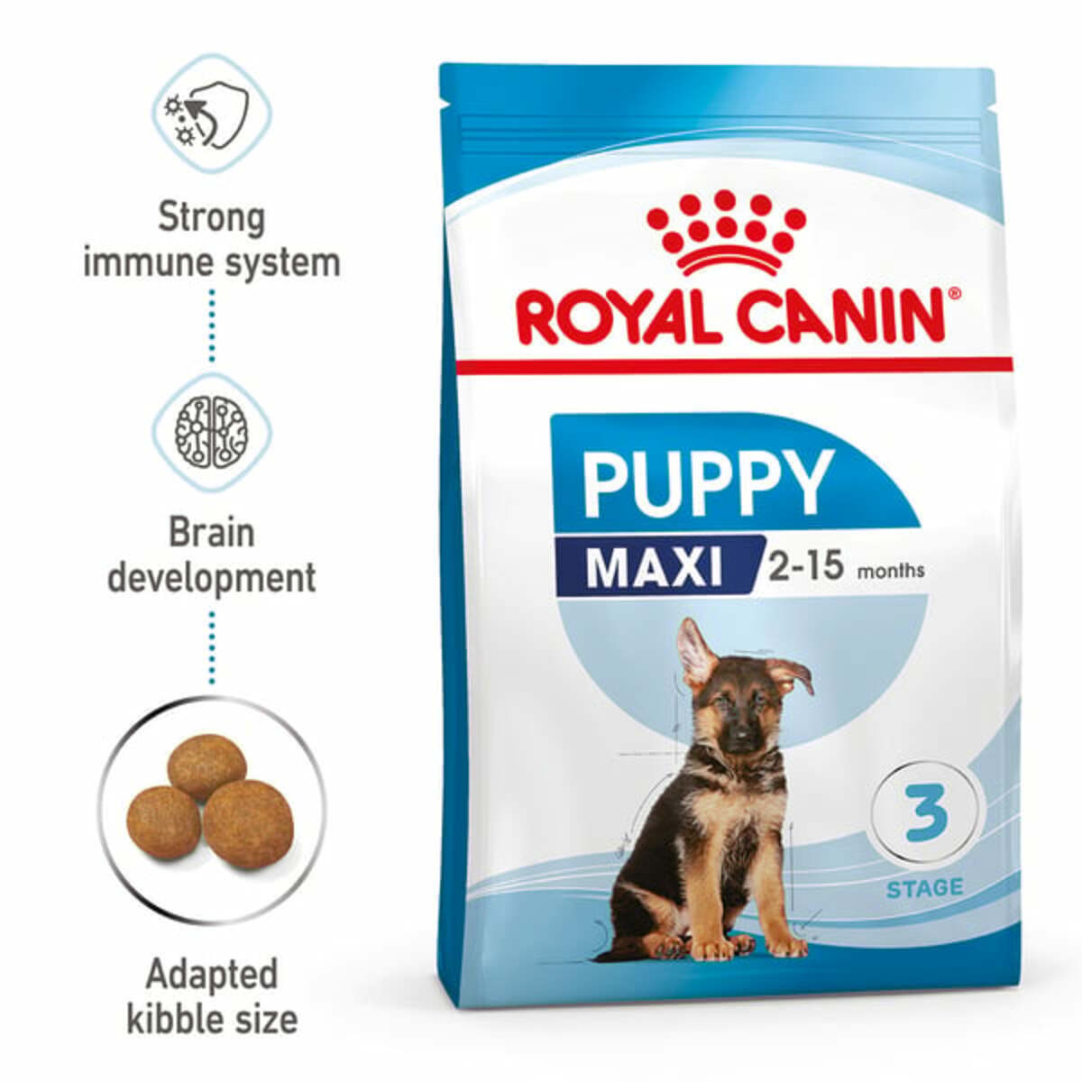 Bild 1 von ROYAL CANIN MAXI Puppy Trockenfutter für Welpen großer Rassen 4kg