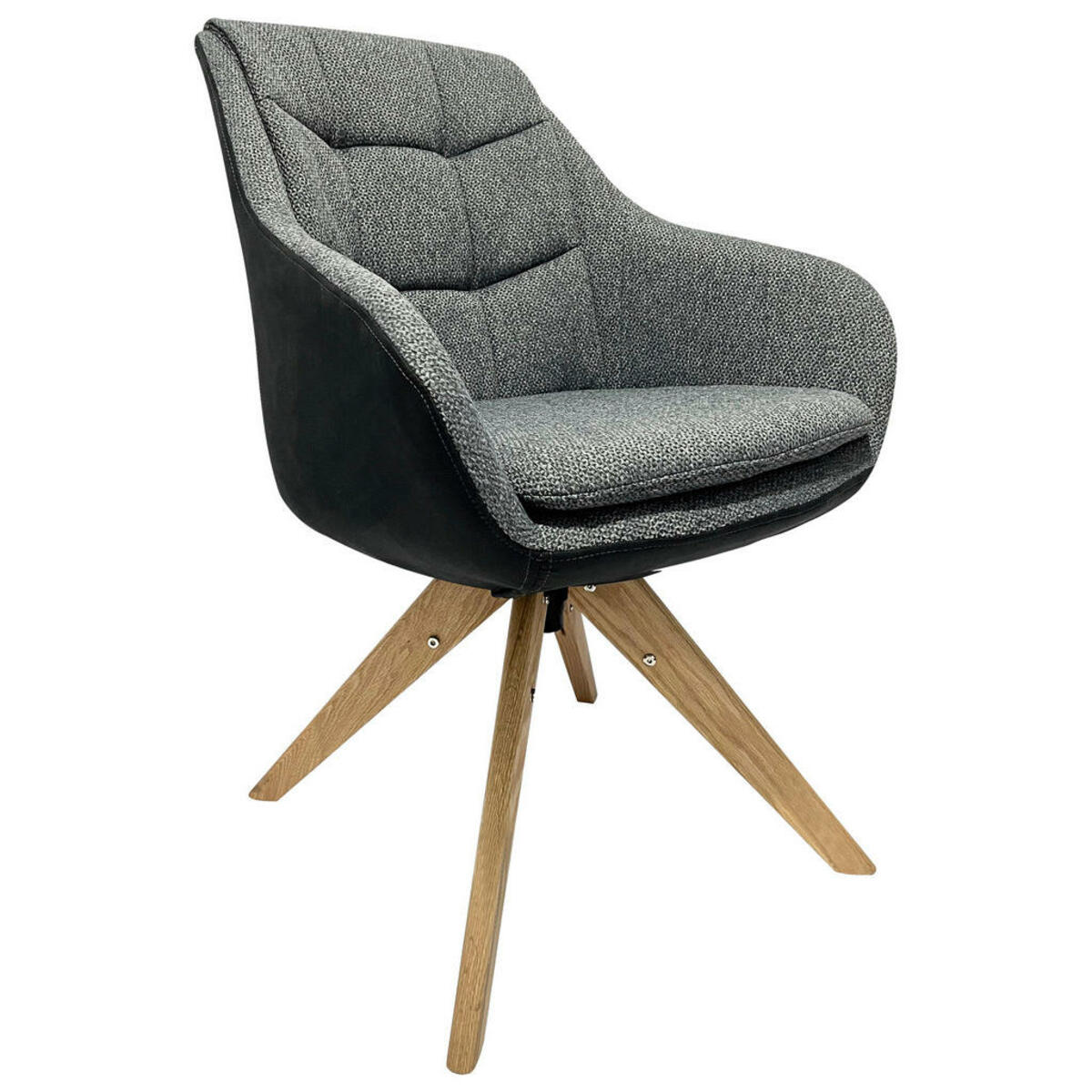 Bild 1 von Landscape ARMLEHNSTUHL Anthrazit, Grau, Eiche