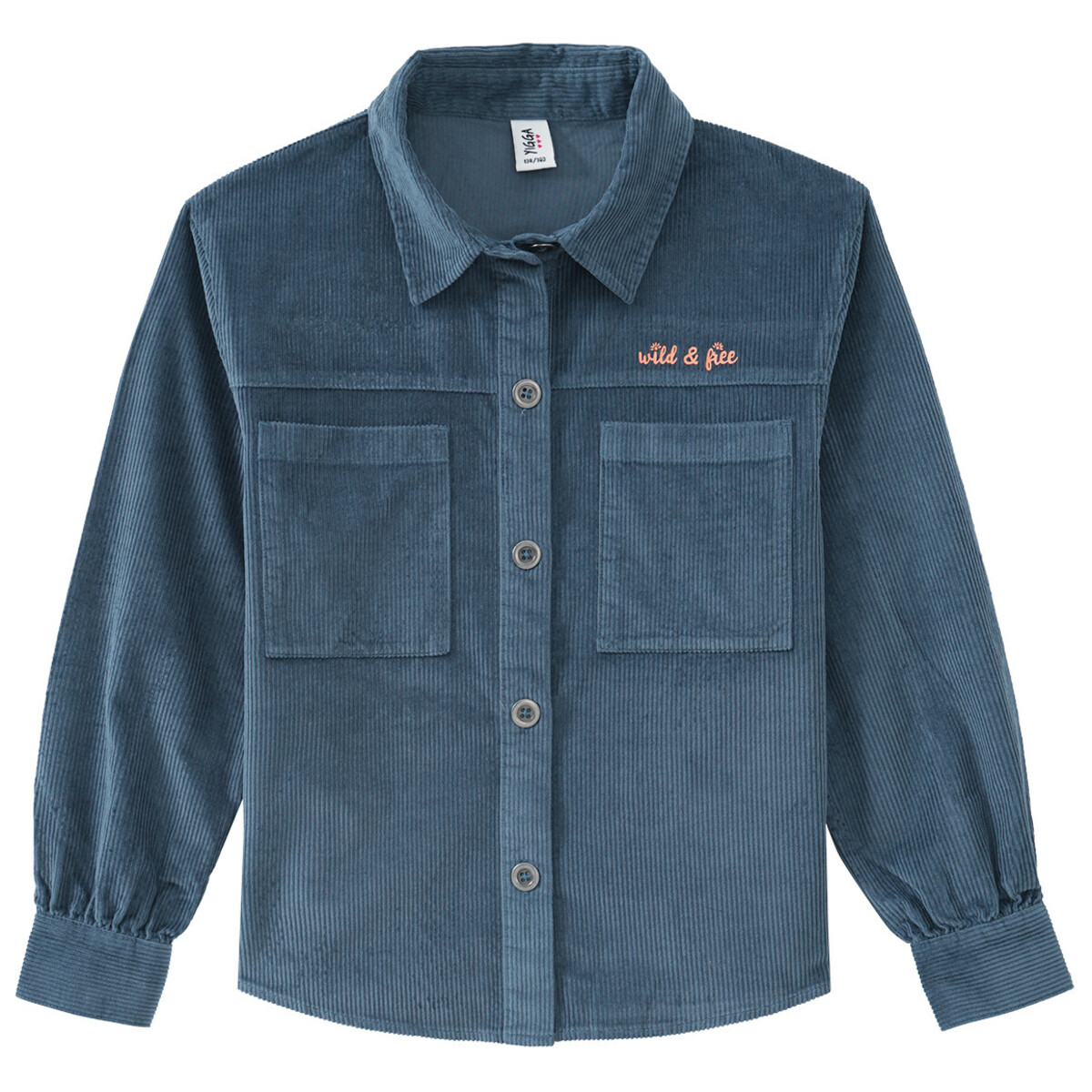 Bild 1 von Mädchen Cordhemd mit Kentkragen