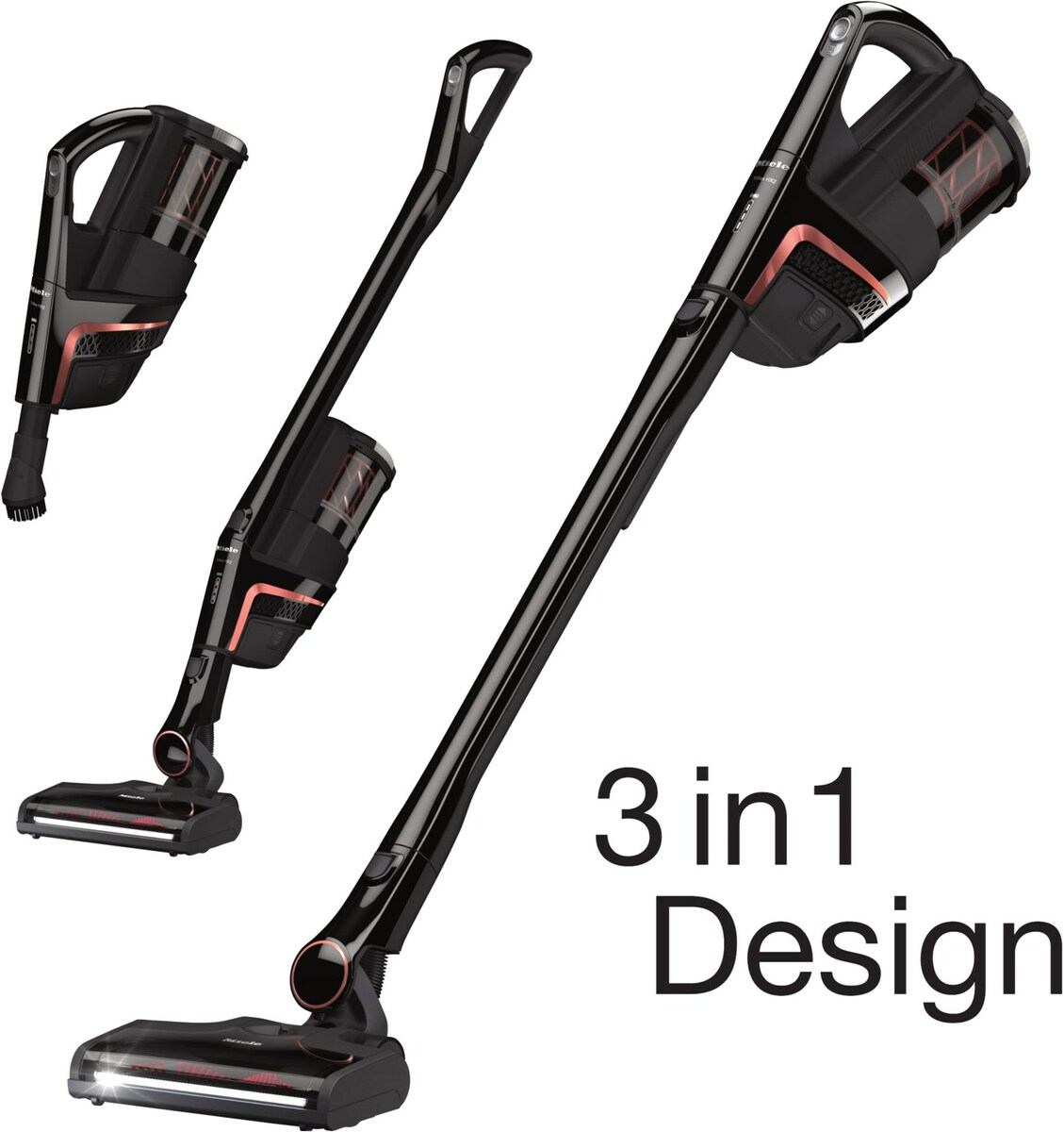 Bild 1 von Triflex HX2 Star Stielstaubsauger obsidianschwarz roségold