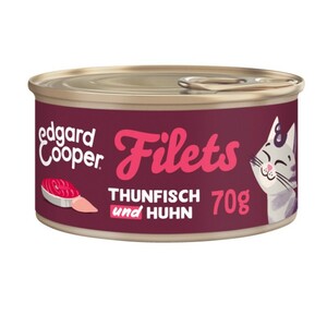 Edgard & Cooper Filets 24x70g Thunfisch und Huhn