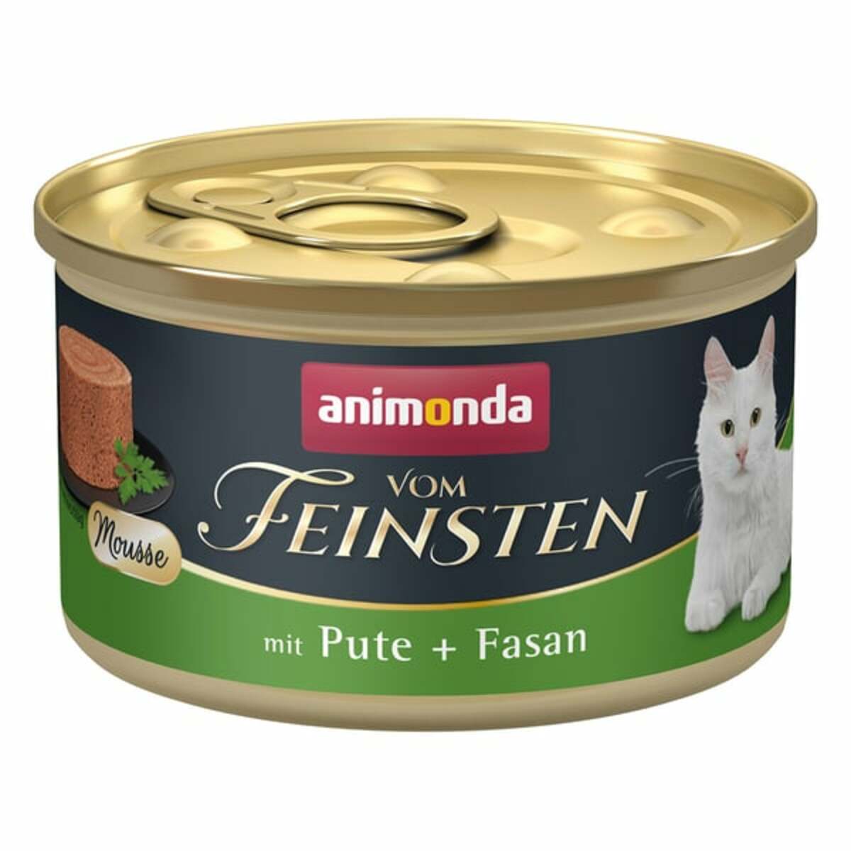 Bild 1 von animonda vom Feinsten Mousse mit Pute + Fasan 24x85g